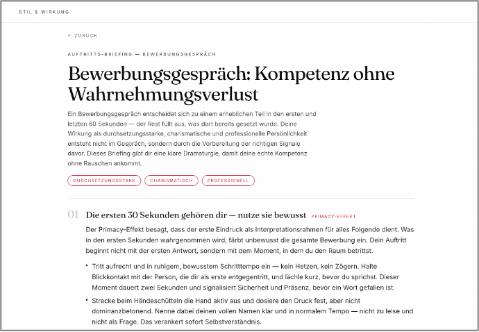 wirkung.studio – Situations-Coach
